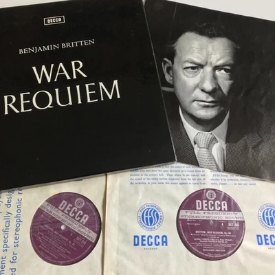 Benjamin Britten – War Requiem Decca 2Lp Box SET 252/3 WBg ED1 - Image 1 of 4