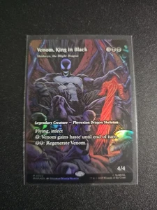 Magic The Gathering Spider-Man Venom King In Black Mythic Full Art Foil NM - Picture 1 of 10