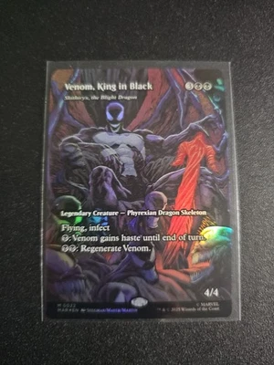 Magic The Gathering Spider-Man Venom King In Black Mythic Full Art Foil NM - Image 1 of 4