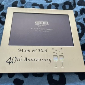 40th Wedding Anniversary Frame New Without Box In Lovely Condition - Picture 1 of 5