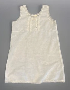 Vintage 1960s Girls Sz 12 White & Lace Nightgown * Made in USA* Stones Wear - Picture 1 of 8