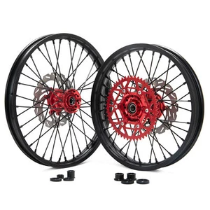 For Honda 21"+18" CNC Wheels Rotors CRF250R CRF450R 04-12 CRF250X CRF450X CR250R - Bild 1 von 6