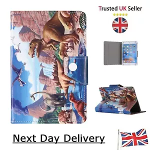 Dinosaurs Tablet Case - kids Love Dinosaur Cover 7" 8 " 9.7 " 10 " inch Size Tab - Picture 1 of 12