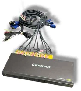 IOGEAR MiniView Ultra+ GCS1758 - KVM / Audio Switch - 8 Ports - TESTED!! - Picture 1 of 6
