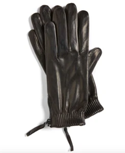 Vince Camuto L1242 Lambskin Womens Black Gloves Sz S - Picture 1 of 1