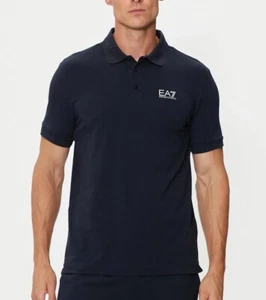 EA7 Emporio Armani Polo Blu 8NPF14 - Foto 1 di 3