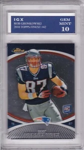 ROB GRONKOWSKI ROOKIE CARD 2010 New England Patriots TOPPS FINEST GEM MINT 10 RC - Picture 1 of 1