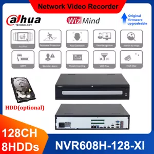 Dahua NVR608H-128-XI 32MP 128CH 2U 8HDDs WizMind Network Video Recorder SMD+ Lot - Picture 1 of 13