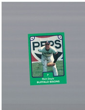 Rich Doyle Buffalo Bisons Signed 1984 TCMA Card W/Our COA