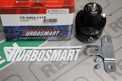 Turbosmart FPR Kompact LP Fuel Pressure Regulator 3-20 PSI 1/8 NPT Sleeper Black - Image 1 of 4