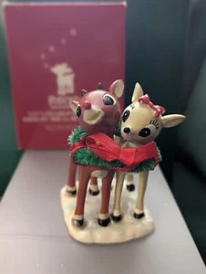 Dept 56 Rudolph Red-Nosed Reindeer Clarice Lets Celebrate Together Figurine 3" - Picture 1 of 5
