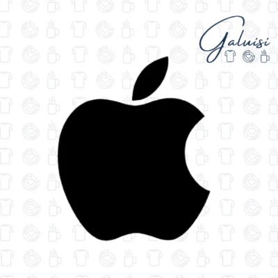 ADESIVO APPLE STICKER MELA LOGO IPHONE IOS per AUTO, MOTO, BICI, PARETE, CASCO