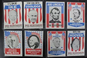 1972 Topps US Presidents Campagna Poster Set Completo (15) EX/MT *M339 - Foto 1 di 2