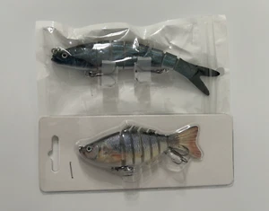 Fishing Lures-Jointed Segment Swimbaits-Bait Wobblers-Crankbait-Fishing Lure #8 - Picture 1 of 9