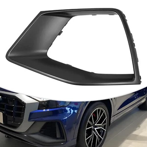 Left Fog Lamp Trim Black For 2019-2023 Audi Q8 Passenger Side Fog Light Trim NEW - Picture 1 of 15