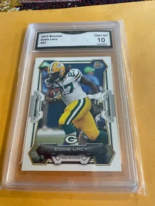 EDDIE LACY PACKERS 2015 BOWMAN #47 GRADO 10 L@@@K - Foto 1 di 2