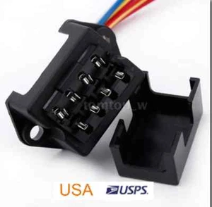 Caja de fusibles de 4 vías ATO/ATC soporte de fusible automático con cable de plomo de 5 pulgadas - Imagen 1 de 5