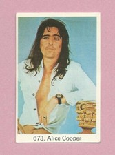 1974-81 Swedish Samlarsaker #673 Alice Cooper