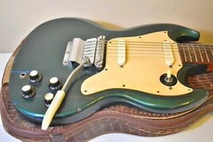 Vintage 1966 Gibson Melody Maker SG Pelham Blue OSSC - Picture 1 of 12