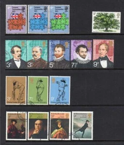 GB FINE USED 1973 COMMEMORATIVE SETS (2 SCANS) - Picture 1 of 1
