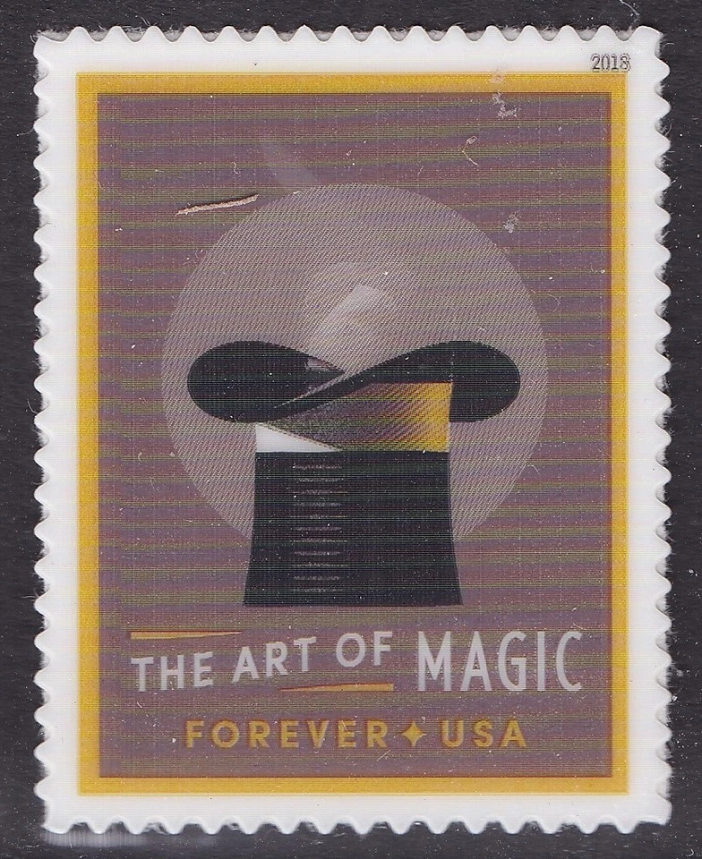 US 5306a The Art of Magic Rabbit F single (from souvenir sheet) MNH 2018 - Image 1 of 1