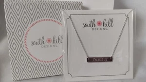 📿Neu im Karton South Hill Designs silberfarbene Familienhalskette - Bild 1 von 5
