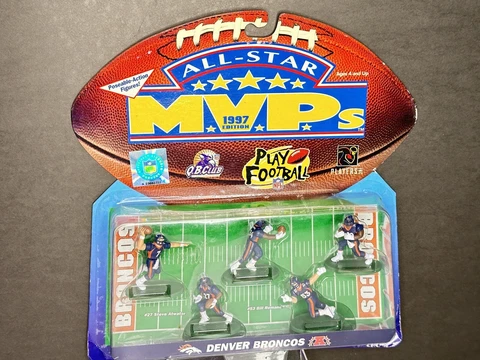 1997 Denver Broncos All Star MVP Action Figures vintage Cover