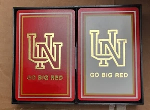 Vintage GO Big Red Nebraska Cornhusker Football Playing Cards USA - Picture 1 of 2