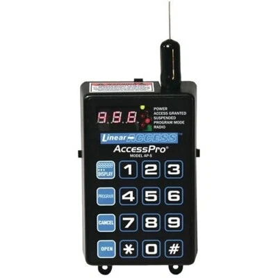 Linear AP-5 Wireless Access Controller for Gate or Doors, Black - Image 1 of 2