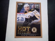 2013-14 SCORE "HOT ROOKIES" GOLD BORDER PARALLEL CARD #613 - JAMIE TARDIF