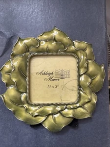 Ashleigh Manor Metal Flower Frame 3" x 3" Rare New - Picture 1 of 2