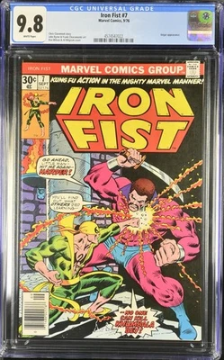 IRON FIST #7 - CGC 9.8 - WP - NM/MT - ANGAR - Image 1 of 2