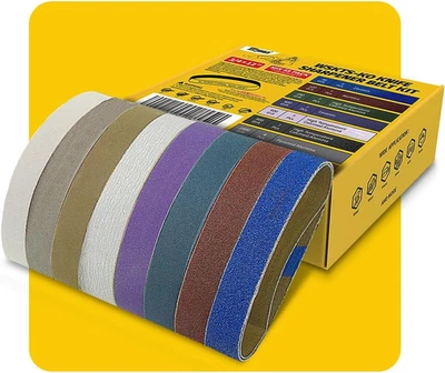 45-Piece 3/4" X 12" Knife Sharpener Sanding Belt Kit for Work Sharp WSKTS-KO, Mu - Image 1 of 4