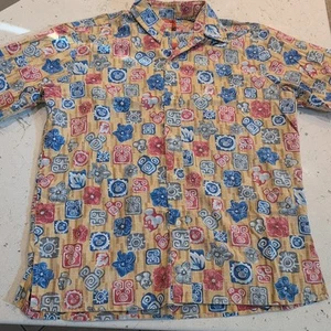 Camisa Hawaiana Reyn Spooner Disney Mickey Mouse Manga Corta Para Hombre Grande - Imagen 1 de 11