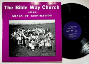 The Bible Way Church Songs of Inspiration Vinyl Record Mono Gospel - Picture 1 of 2