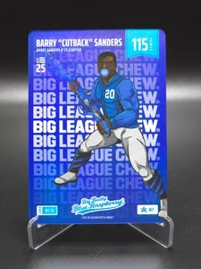 Barry "Cutback" Sanders Bo Jackson Battle Arena Big League Chew Alt Blue NSCC SP - Picture 1 of 4