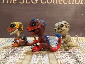 Fingerlings Untamed Raptor Interactive Electronic Pet Dinosaur LOT of 3