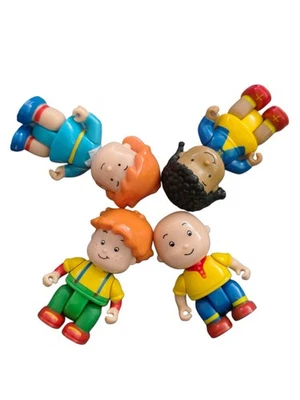 PBS Caillou Rosie Leo Clementine Figuras 2.75” Toppers para Pasteles 4 piezas Juguetes Posables Foto 1 de 4