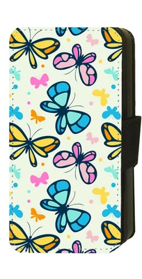 Colourful Butterfly Phone Case for iPhone, Pixel, Galaxy Flip/Wallet cover (B - Image 1 of 4