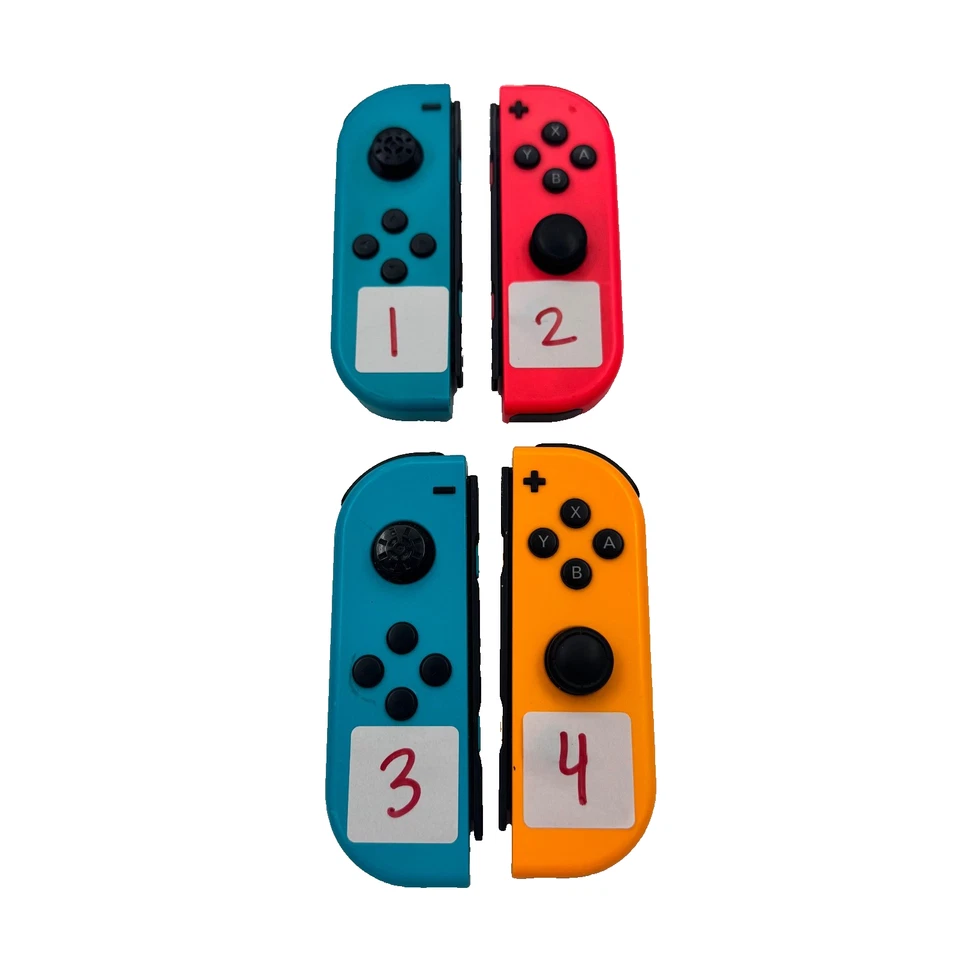 LOTE DE 4 MANDOS NINTENDO SWITCH DEFECTUOSOS *PARA REPUESTOS* Foto 1 de 4