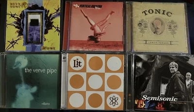 TONIC, VERVE PIPE, LIT, VERTICAL HORIZON- 6x 90’s Rock CD Lot - LOOK!! - Image 1 of 4