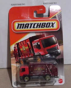 MATCHBOX GARBAGE KING TRASH TRUCK IN RED #99/125 - Picture 1 of 1