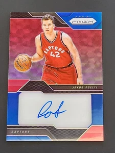 2016-17 Panini Prizm Rookie Signatures Prizms Blue #8 Jakob Poeltl RC #09/49 - Bild 1 von 3