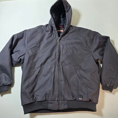 CRAFTSMAN тепловой куртка с капюшоном размер 2XL серый полный молнии  - Изображение 1 из 4