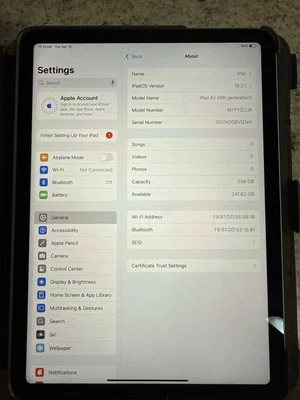 iPad Air 4ta Generación 256gb Como Nuevo  Foto 1 de 2