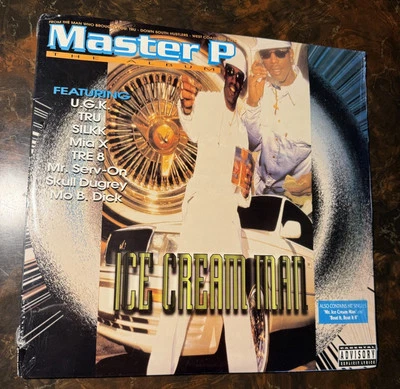 Master P – Ice Cream Man (1996) No Limit LP vinyl RARE hip hop SEALED OG PRESS - Image 1 of 4