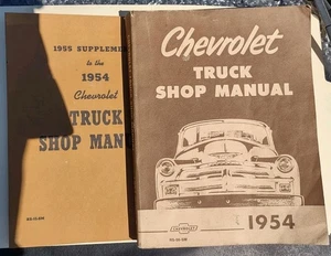 55 Supplement 54 Chevy Truck Shop Manual 54 Pickup Panel Chevrolet Repair - Picture 1 of 13