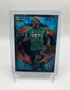 GYASI ZARDES /50 RARE AQUA REFRACTOR 2024 Topps Finest MLS AUSTIN FC #285 - Picture 1 of 2