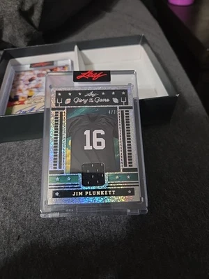 2025 Leaf Glory Of The Game Jim Plunkett relíquia 4/7 - Imagem 1 de 2