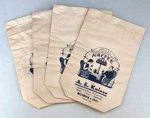 4 alte Tüten DDR - A.E. Kaiser - Herzberg a. Elster - Bild 1 von 5